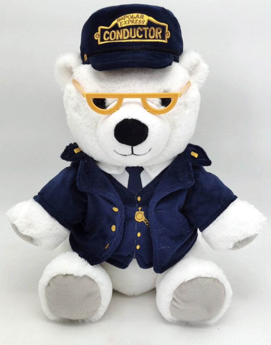 THE POLAR EXPRESS™ Plush Conductor Bear – Rail Retail