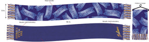 THE POLAR EXPRESS ™ Blue Ticket Pattern Scarf