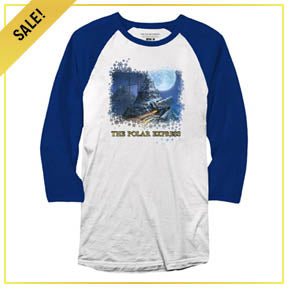 THE POLAR EXPRESS™ 3/4 Sleeve Baseball Tee YOUTH and ADULT