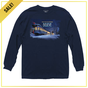 Caboose Navy Tee – Long Sleeve