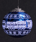 THE POLAR EXPRESS™ Ornament 100mm Light Up Plastic Ball Blue